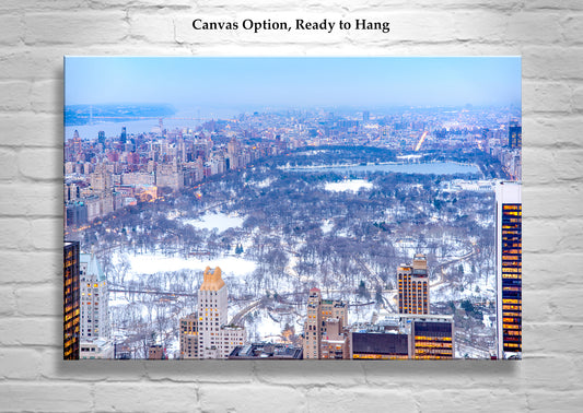 Central Park Winter Photograph | New York City Wall Art for Home or Office