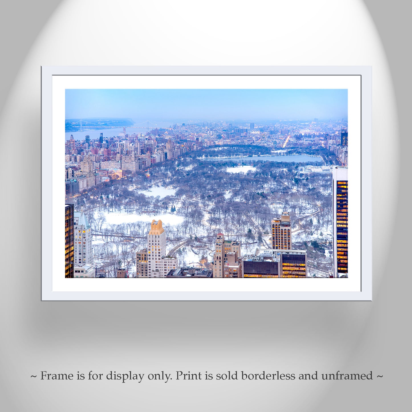 Central Park Winter Photograph | New York City Wall Art for Home or Office