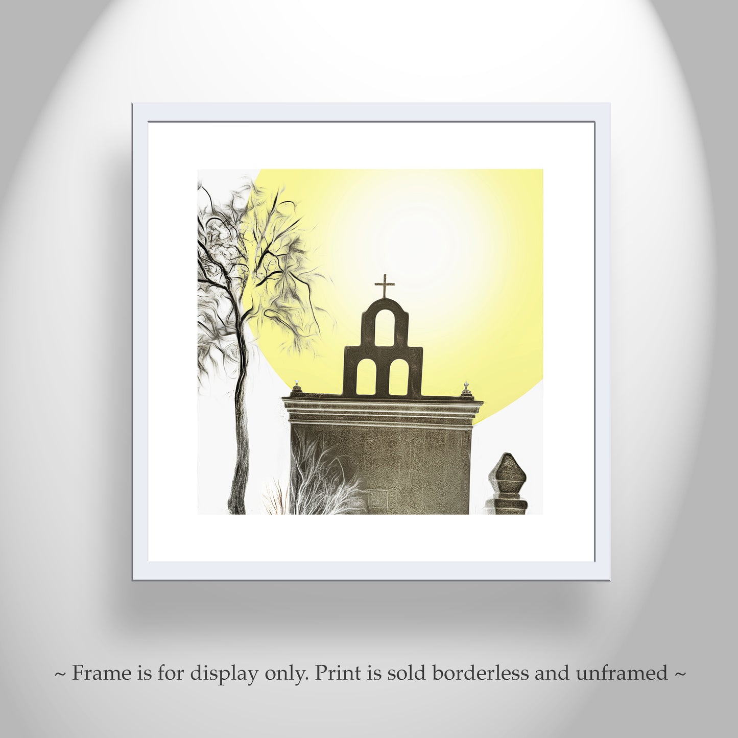 Church Chapel at San Xavier Mission | Tucson Southwest Design & Desert Sunset