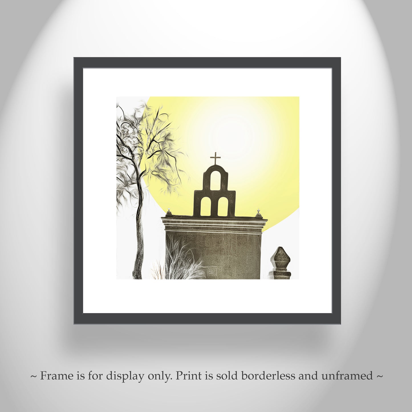 Church Chapel at San Xavier Mission | Tucson Southwest Design & Desert Sunset