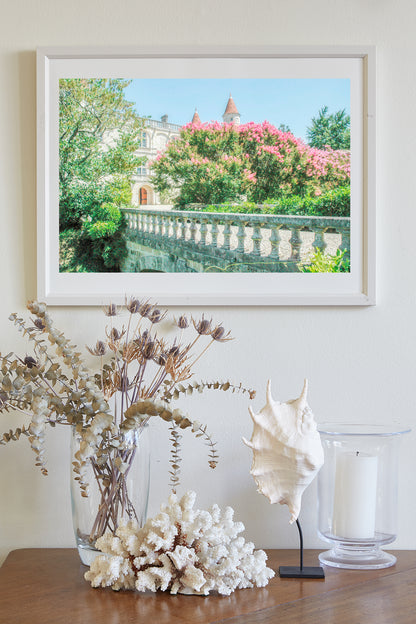 French Castle Photo Art Print | Wall Decor from South of France