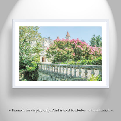 French Castle Photo Art Print | Wall Decor from South of France