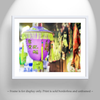 Chinatown San Francisco Chinese Lantern as Bright Bold Colorful Wall Decor