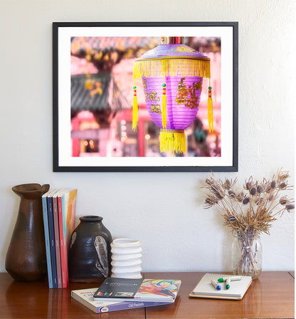 San Francisco Chinatown Chinese Lantern as Bold Wall Decor