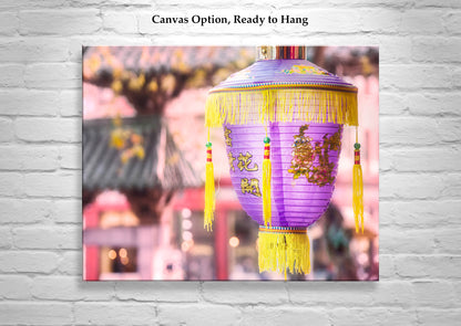 San Francisco Chinatown Chinese Lantern as Bold Wall Decor