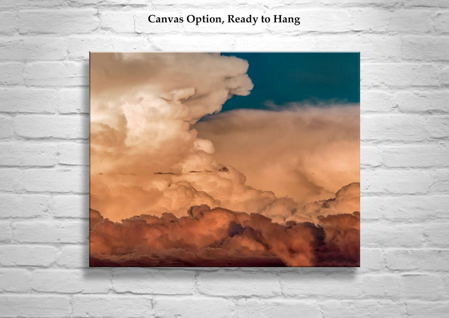 Tucson Desert Monsoon Storm Art Print – Dramatic Thunderhead Clouds Photo