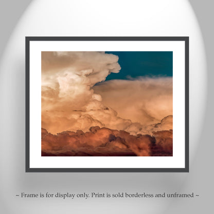 Tucson Desert Monsoon Storm Art Print – Dramatic Thunderhead Clouds Photo