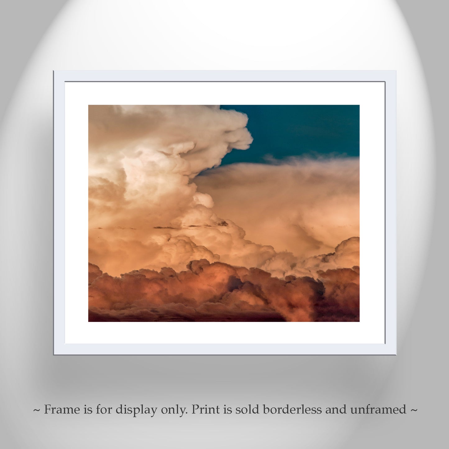 Tucson Desert Monsoon Storm Art Print – Dramatic Thunderhead Clouds Photo