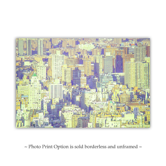 Upper East Side New York City Art Print Gift for Home or Office | NYC Skyline Cityscape