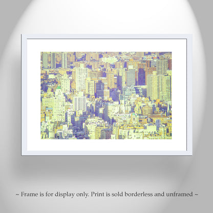 Upper East Side New York City Art Print Gift for Home or Office | NYC Skyline Cityscape
