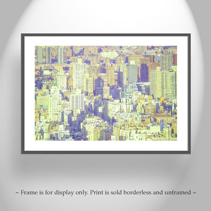 Upper East Side New York City Art Print Gift for Home or Office | NYC Skyline Cityscape