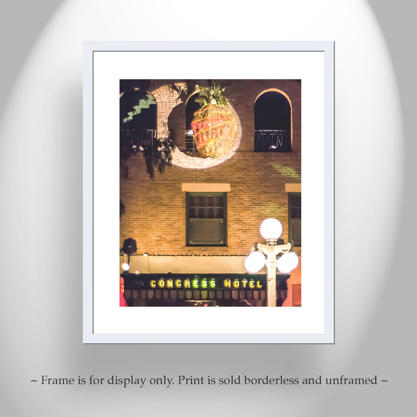 Tucson Arizona Hotel Congress at Night Wall Photo Art Print