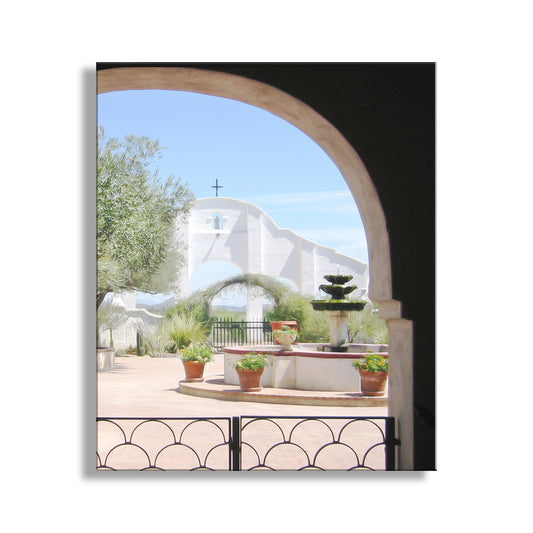 Tucson Wall Art San Xavier Mission Church Painterly Art