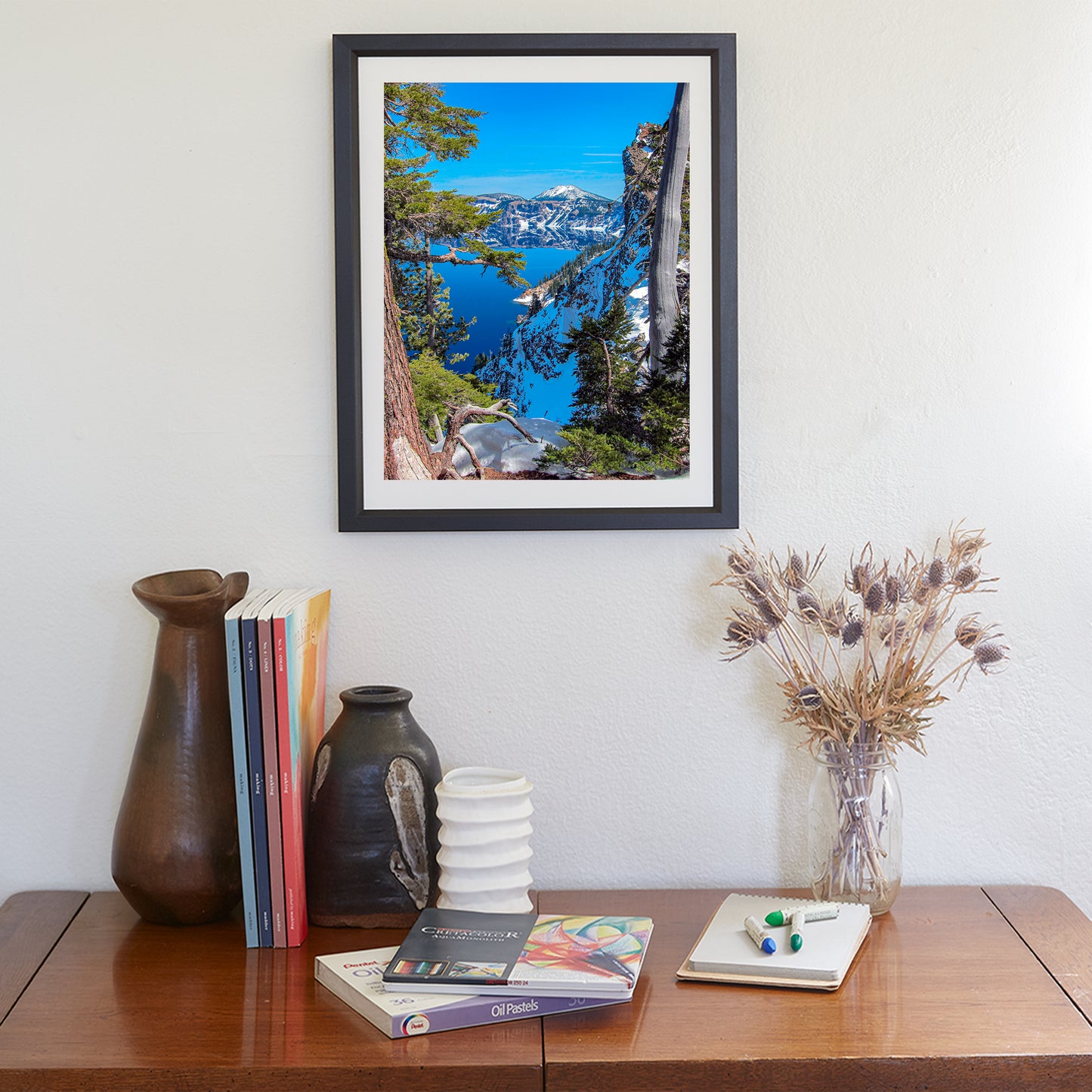 Crater Lake Oregon Landscape Pacific Northwest Artwork as Gift Art