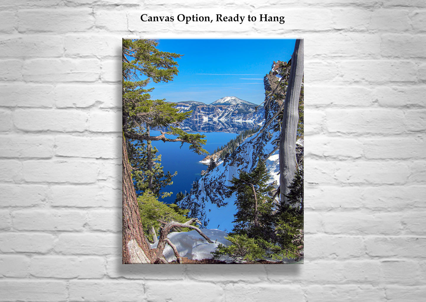 Crater Lake Oregon Landscape Pacific Northwest Artwork as Gift Art