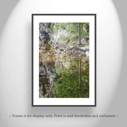 Fine Art Nature Print | Wilderness Canyon Creek Water Reflections