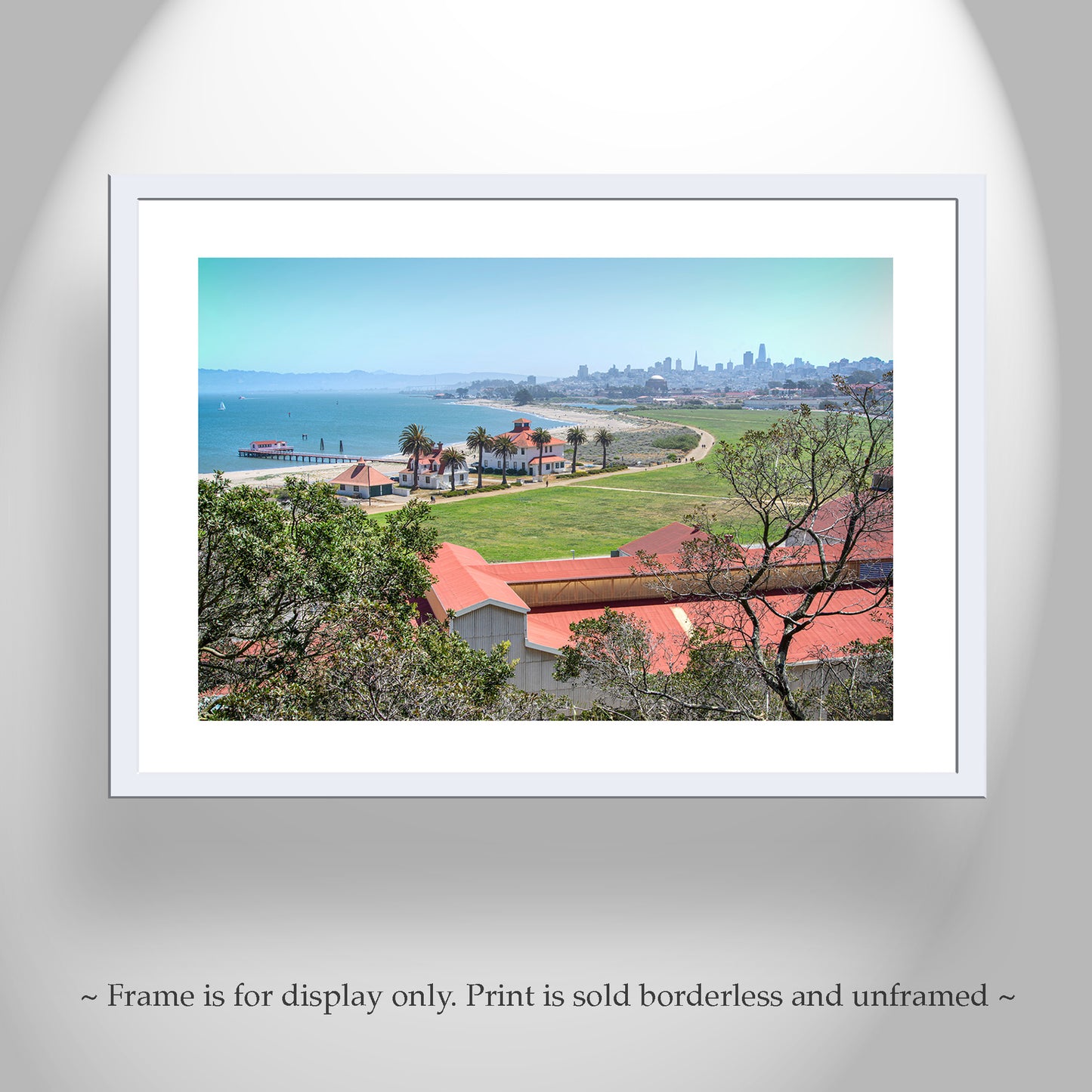 Presidio Crissy Field San Francisco Landscape Art Print on Framed Canvas