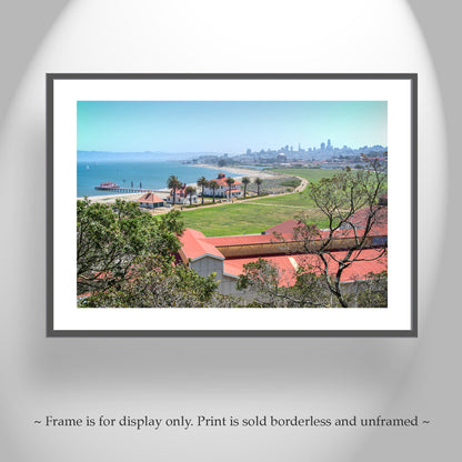 Presidio Crissy Field San Francisco Landscape Art Print on Framed Canvas