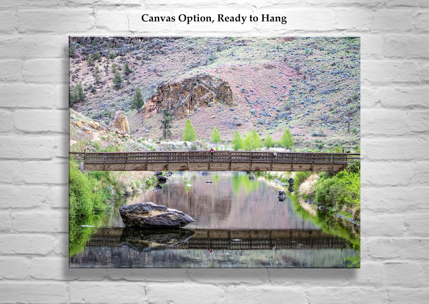 Crooked River Smith Rock State Park Oregon Landscape Art Print