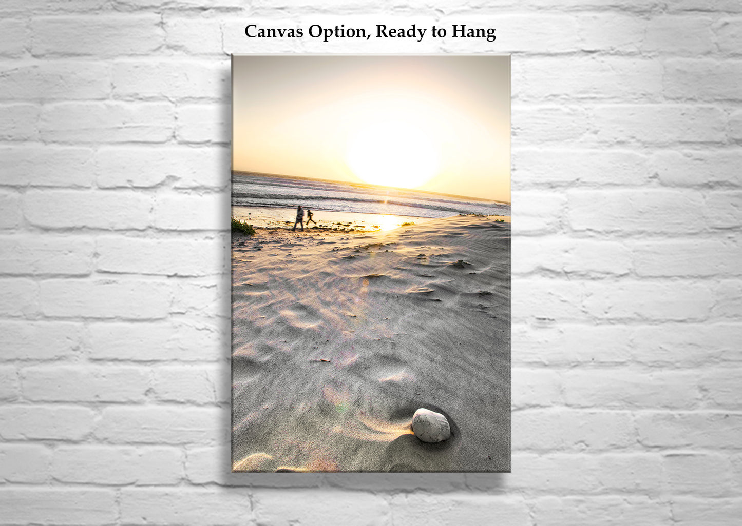 Jalama Beach Wall Art with Pacific Ocean Sunset as Wall Decor
