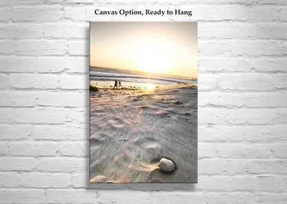 Jalama Beach Wall Art with Pacific Ocean Sunset as Wall Decor