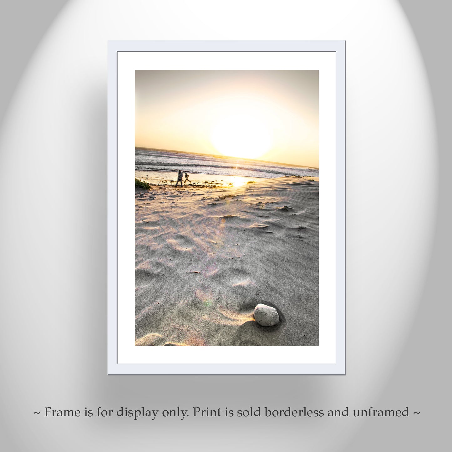 Jalama Beach Wall Art with Pacific Ocean Sunset as Wall Decor