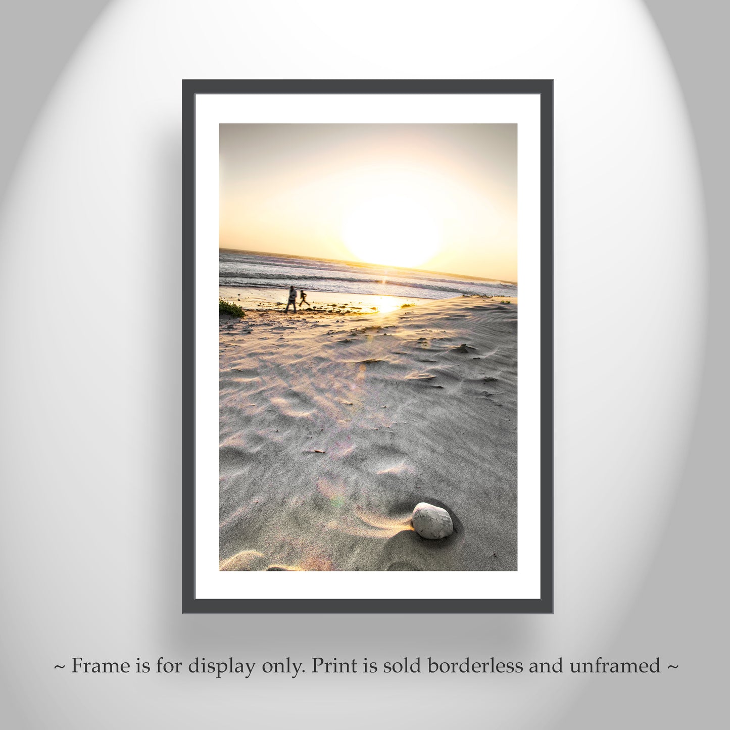 Jalama Beach Wall Art with Pacific Ocean Sunset as Wall Decor