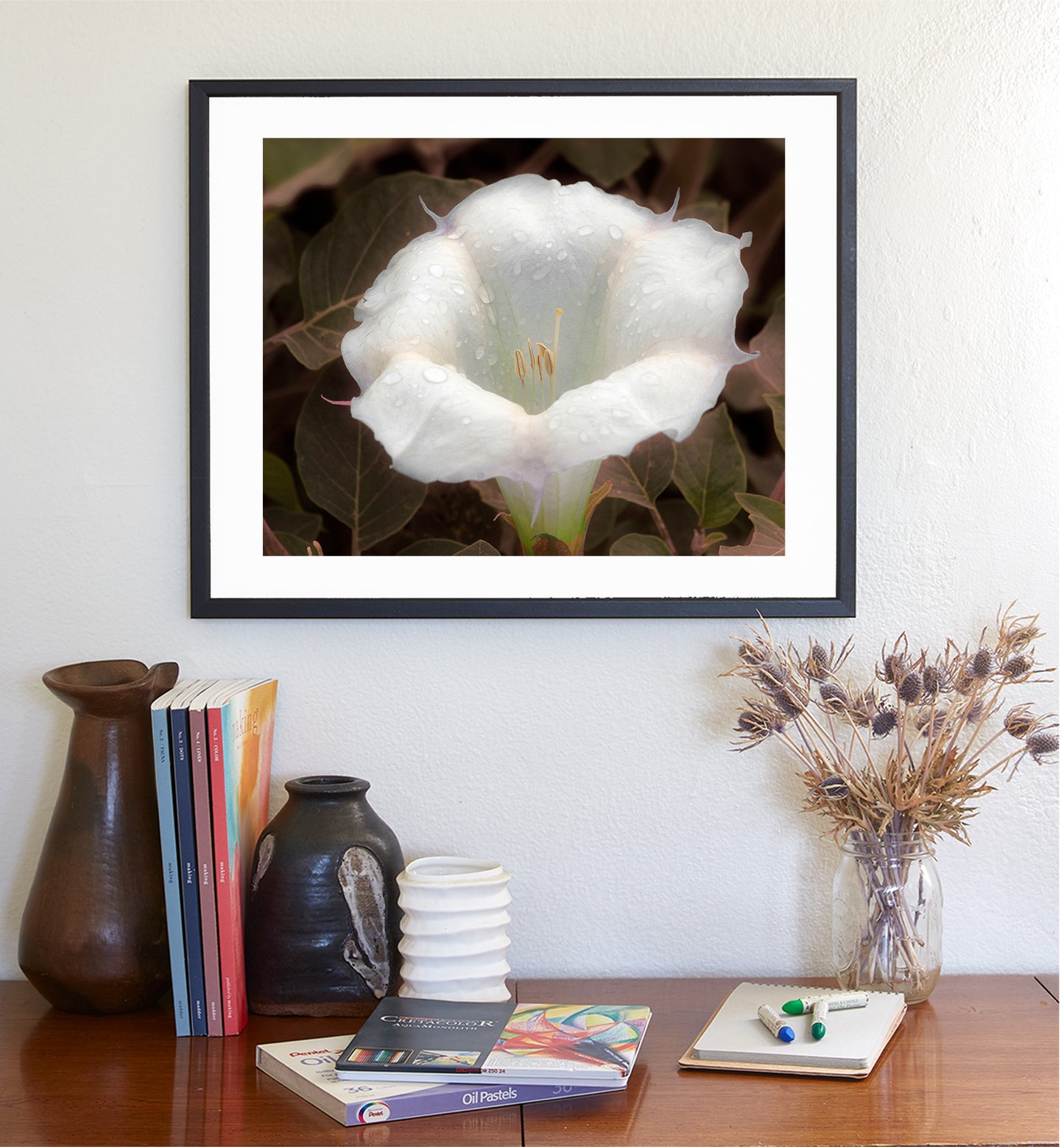 Datura Flower Nature Photography with Dew Buds