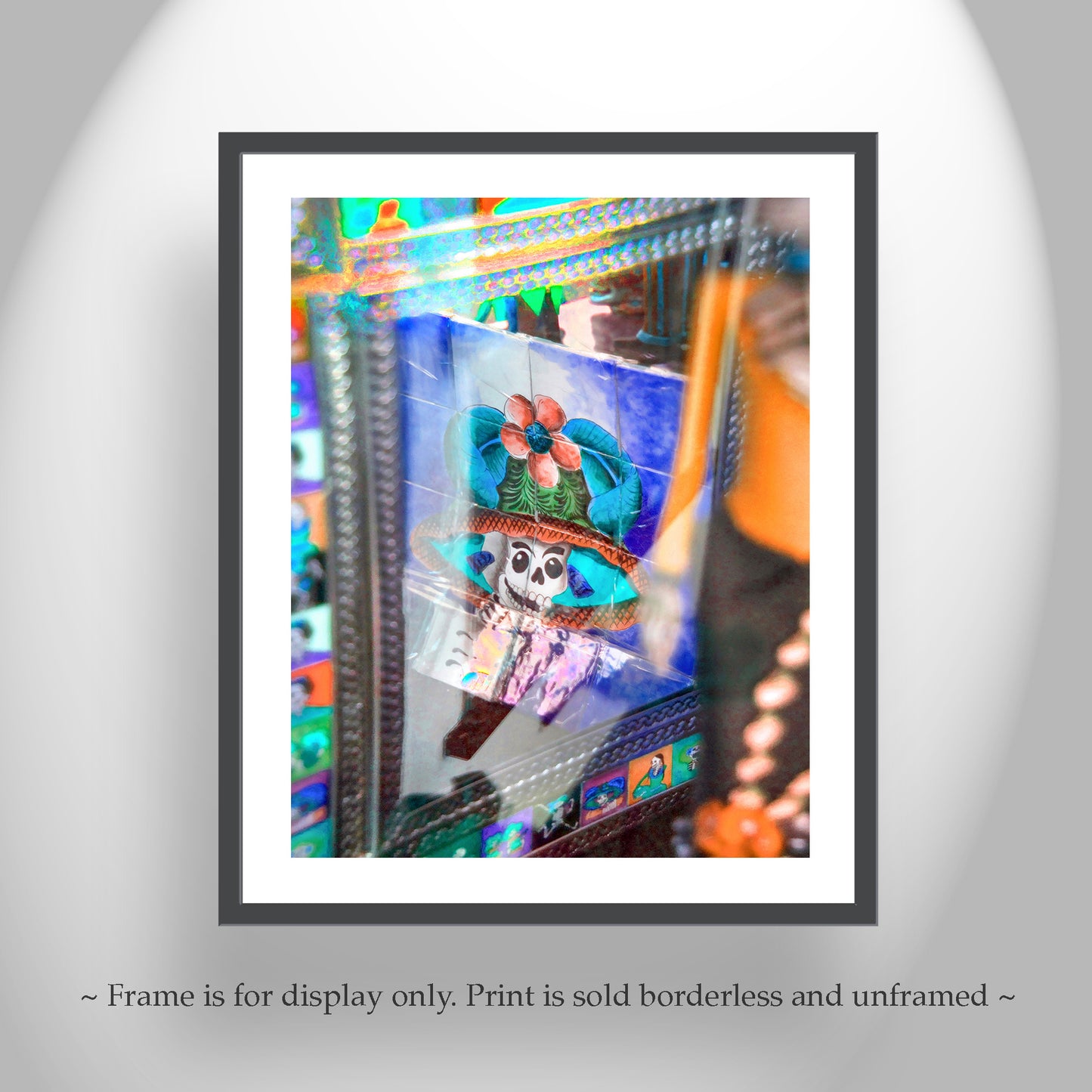 Day of the Dead Tucson Abstract Art Prints | Discounted Wall Decor Set of 4