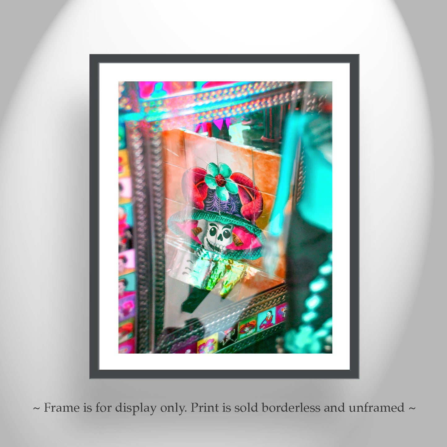 Day of the Dead Tucson Abstract Art Prints | Discounted Wall Decor Set of 4