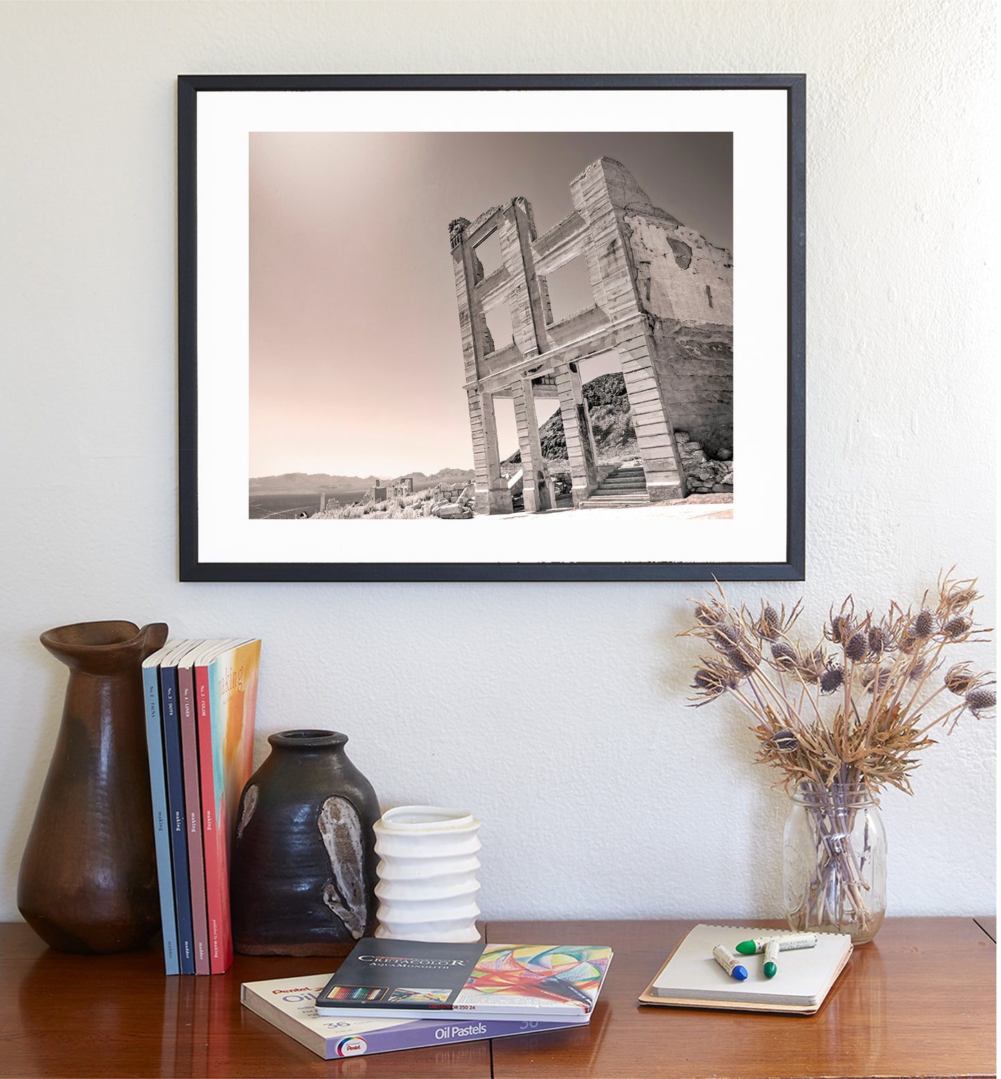 Rhyolite Ghost Town Art - Death Valley Nevada Desert Photography