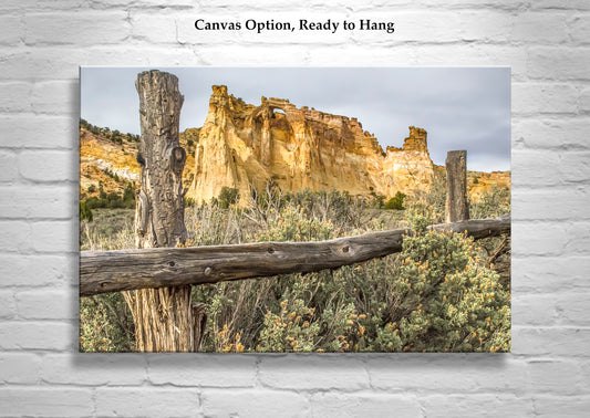Grosvenor Arch Utah Desert Landscape Fine Art Print