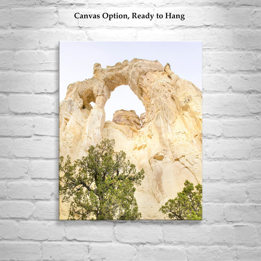 Grosvenor Arch Utah Desert Landscape Art Print for Sale