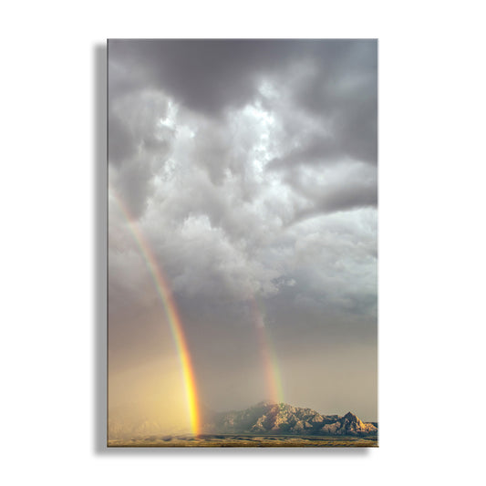 Desert Rainbow Photograph | Tucson Arizona Mountain Landscape