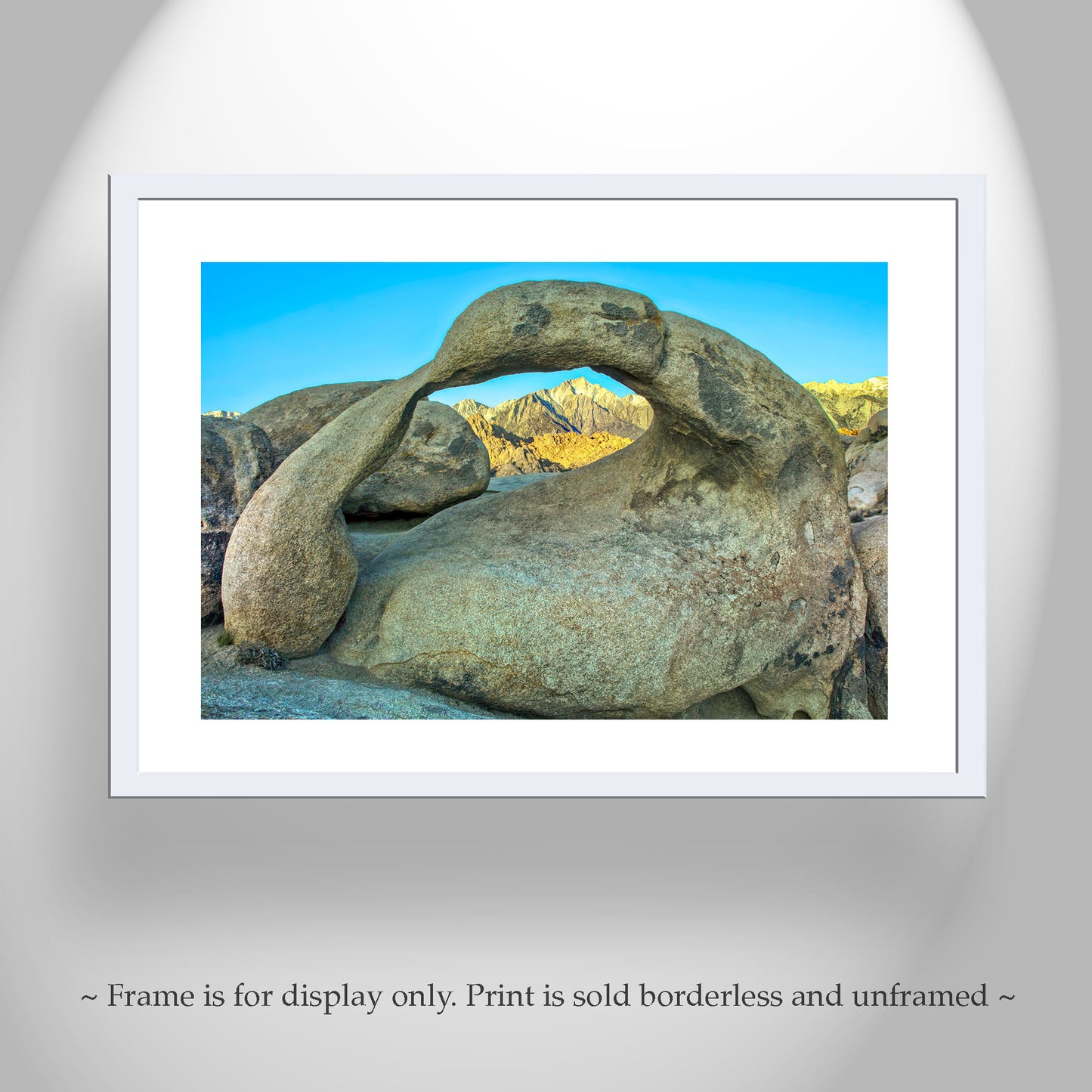 Eastern Sierras Desert Landscape Artwork for Sale with Mobius Arch