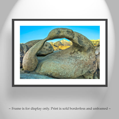 Eastern Sierras Desert Landscape Artwork for Sale with Mobius Arch