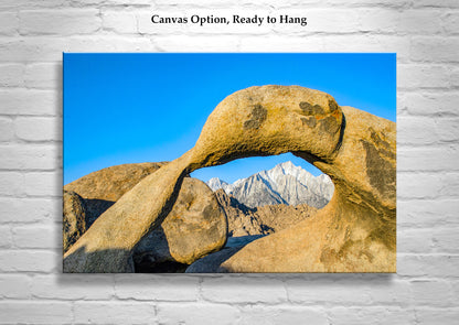Mobius Arch Fine Art Print | Mount Whitney Eastern Sierras Photo