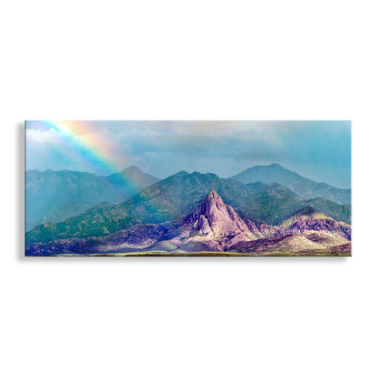 Elephant Head Peak Santa Rita Mountains Arizona Landscape Art & Rainbow