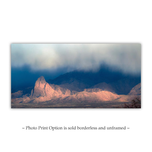Elephant Head Peak with Moody Clouds – Santa Rita Mountains Tucson Art