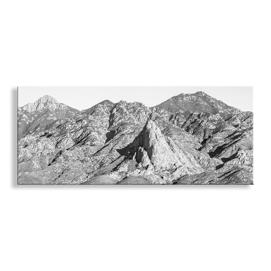 Santa Rita Mountains Arizona Landscape Art for Sale in Black and White