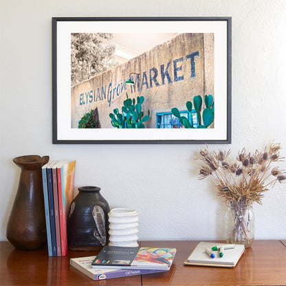 Elysian Grove Market Tucson Arizona Art Print | Old Pueblo Barrio Adobe