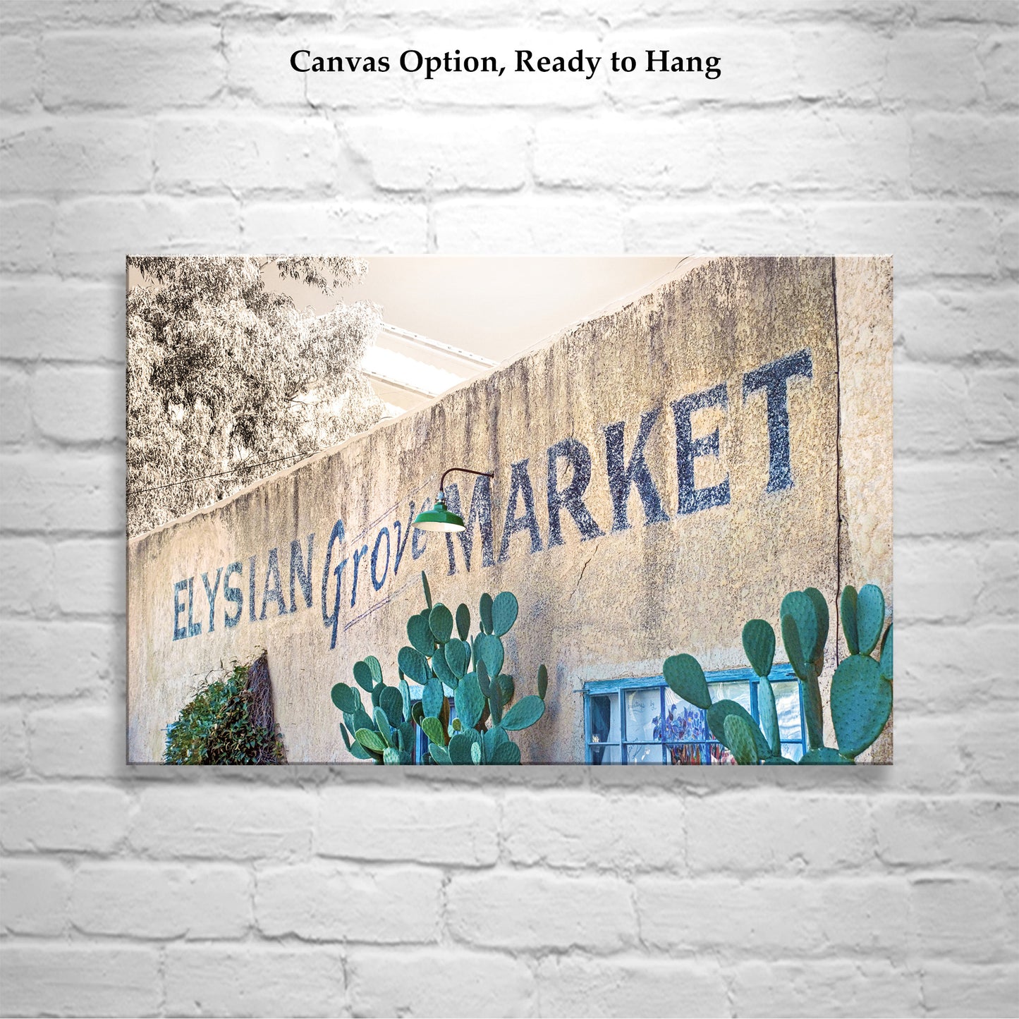 Elysian Grove Market Tucson Arizona Art Print | Old Pueblo Barrio Adobe