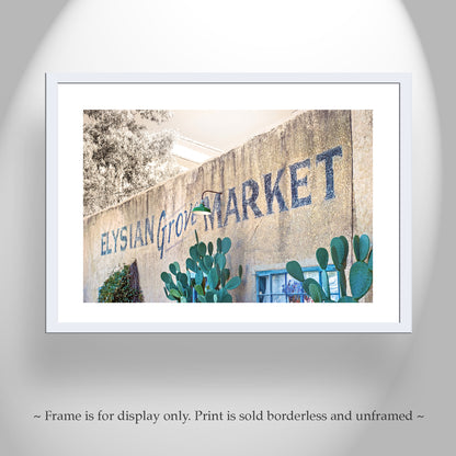 Elysian Grove Market Tucson Arizona Art Print | Old Pueblo Barrio Adobe