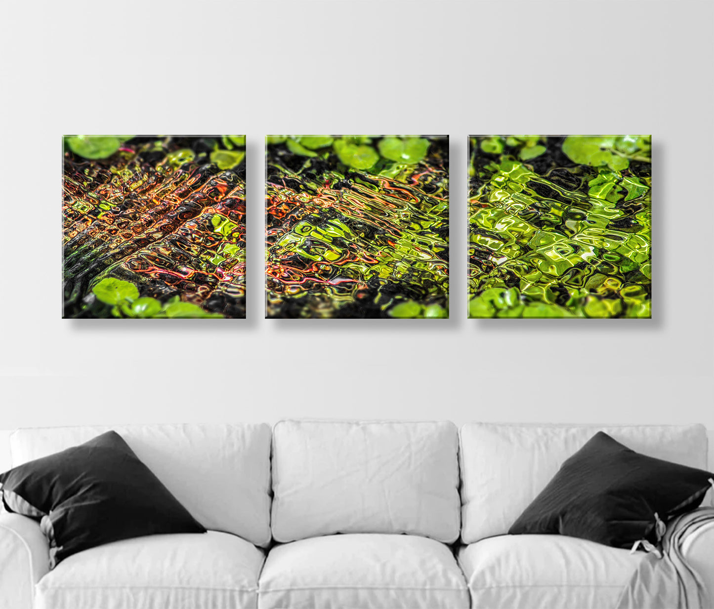 Water Ripples Art Empire Ranch Arizona | Square Nature Print Set