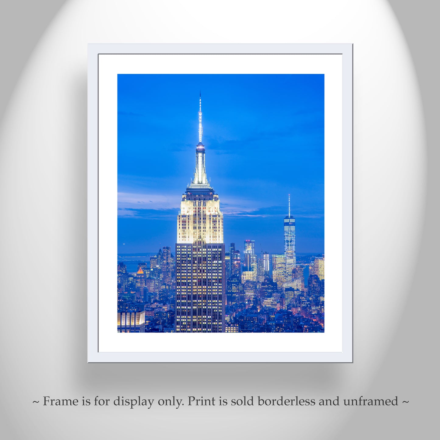 Empire State Building at Night | New York City Cityscape Photograph