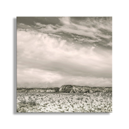 Escalante Utah Desert Landscape Photography on Square Print
