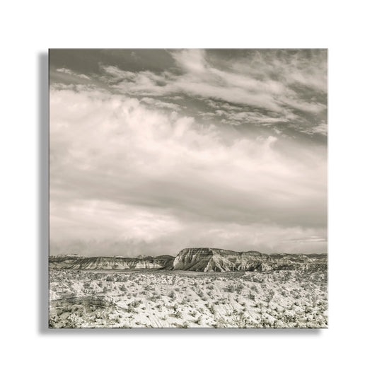 Escalante Utah Desert Landscape Photography on Square Print