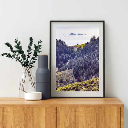 Mount Tamalpais Marin County Landscape Photograph with Farallon Islands