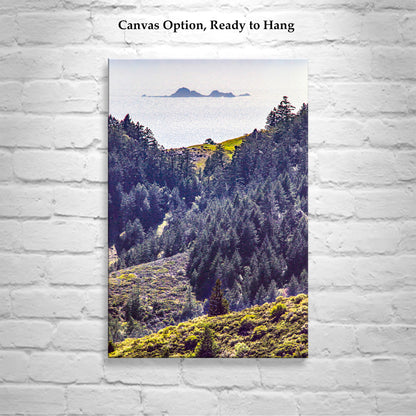 Mount Tamalpais Marin County Landscape Photograph with Farallon Islands