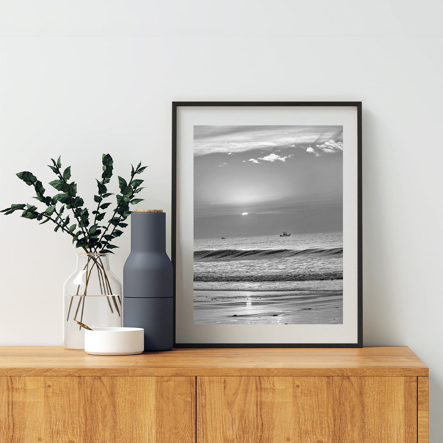 Atlantic Ocean Sunrise Art Photography at Rhode Island Beach